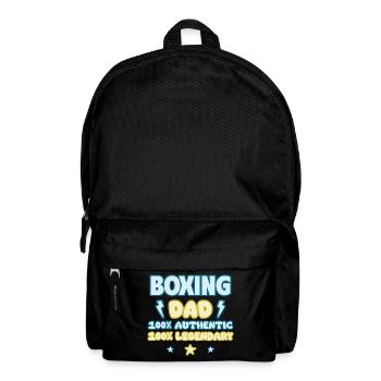 Box Papa,Vatertagsgeschenk, Legendär - Rucksack - Schwarz - Vorne
