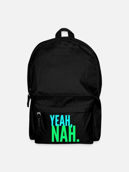 ja nein, Teenager Meme, sarkastisches Zitat - Rucksack - Schwarz