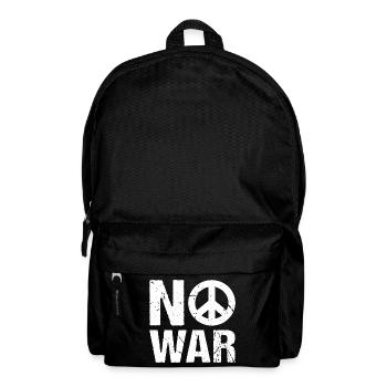 No War Peace Sign - Backpack - black - Front