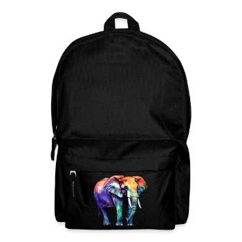 Elefant - Rucksack - Schwarz - Vorne