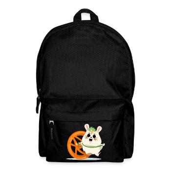 Hamster amateur de collations - Sac à dos - noir - Devant