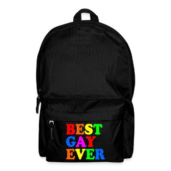 Best gay ever - Rucksack - Schwarz - Vorne