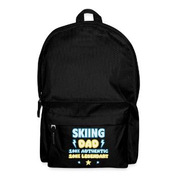 Ski Papa,Vatertagsgeschenk, Legendär - Rucksack - Schwarz - Vorne