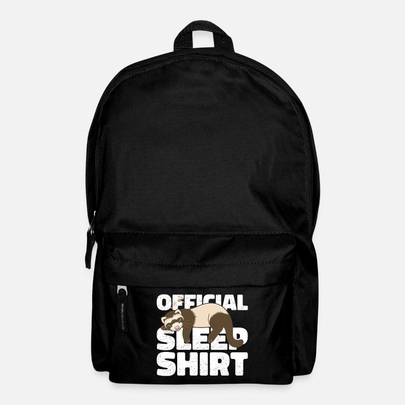 Frettchen Offizielles Schlafshirt Faul Relax - Rucksack - Schwarz