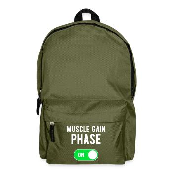 Phase de gain musculaire ON Entraînement de poids de musculation - Sac à dos - vert olive - Devant