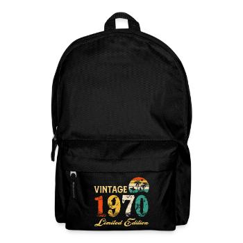Vintage 1970 Limited Edition Made In 1970 Birthday - Backpack - black - Front