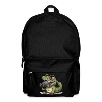 Schnappschuss Glückliches Reptil - Rucksack - Schwarz - Vorne