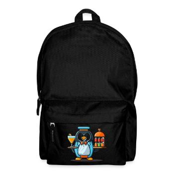 Pinguine gießen - Rucksack - Schwarz - Vorne