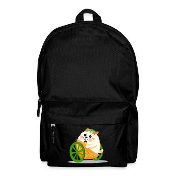 Neugieriges Erdmännchen - Rucksack - Schwarz - Vorne