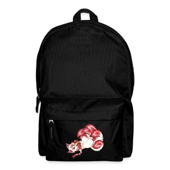 Kitsune Fuchs Fuchsgeist Inari Japan Mythologie - Rucksack - Schwarz - Vorne