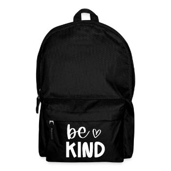 Sei freundlich - Rucksack - Schwarz - Vorne