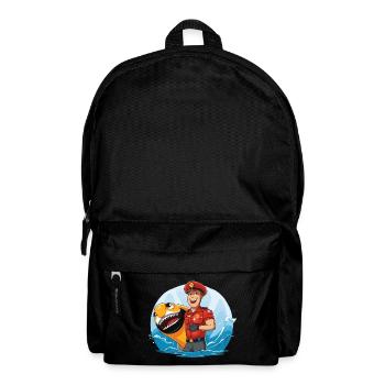 Lifeguard Fin - Backpack - black - Front
