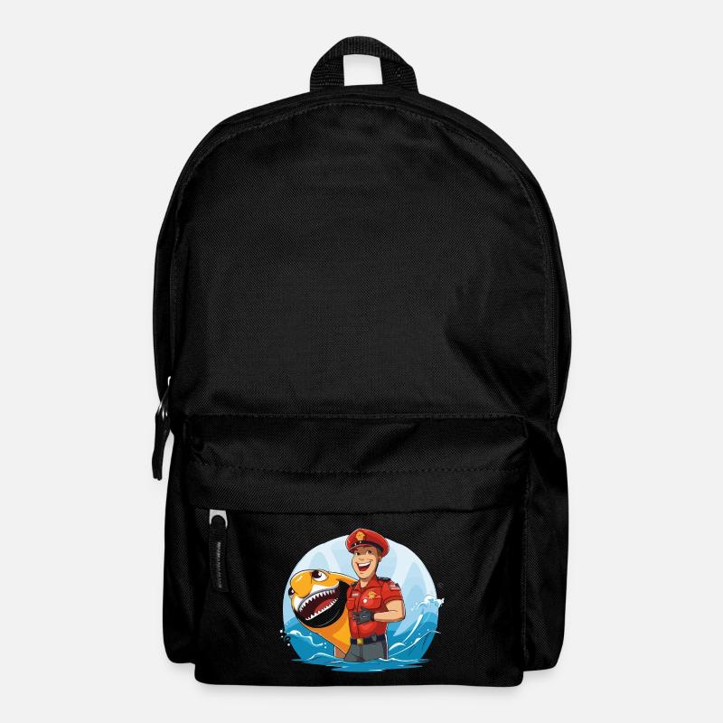 Lifeguard Fin - Backpack - black
