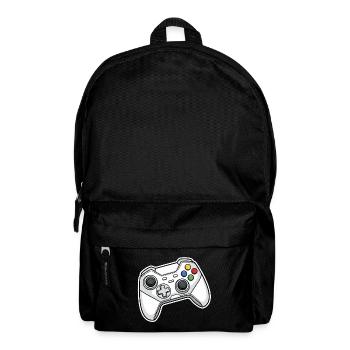Retro controller illustration - Backpack - black - Front