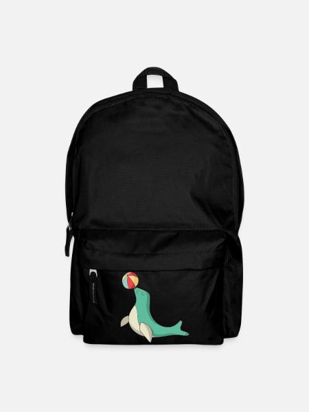 Seehund - Rucksack - Schwarz