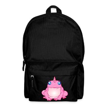grenouille licorne - Sac à dos - noir - Devant