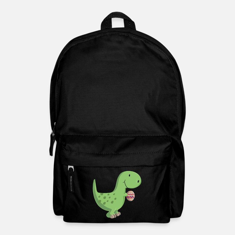Dino with egg - Backpack - black