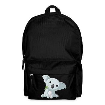 petit koala - Sac à dos - noir - Devant