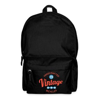 handcrafted vintage bicycles - bicycle - Backpack - black - Front