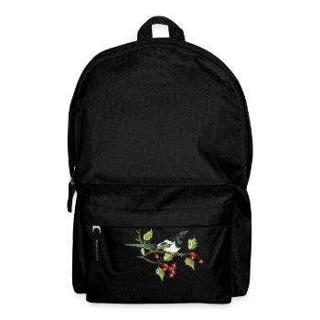 Elster Vogel - Rucksack - Schwarz - Vorne