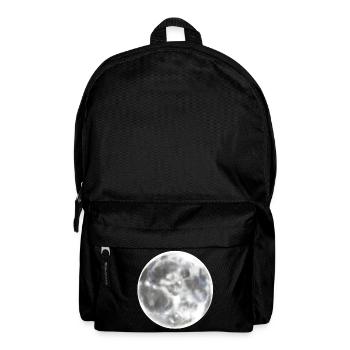 Full moon moon night - Backpack - black - Front