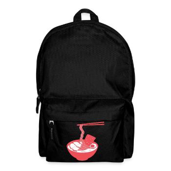 Ramen essen - Rucksack - Schwarz - Vorne