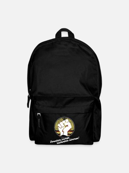 DDR - Vorwärts immer, rückwärts nimmer ! - Rucksack - Schwarz