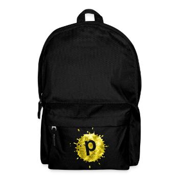 stain yellow p - Backpack - black - Front