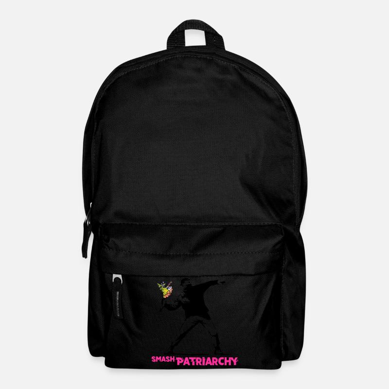 Street Art Graffiti - Smash Patriarchy - Rucksack - Schwarz