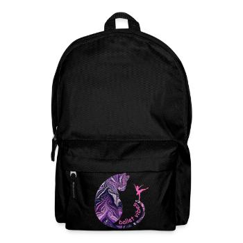 katze mit ballerina e 75 - Rucksack - Schwarz - Vorne