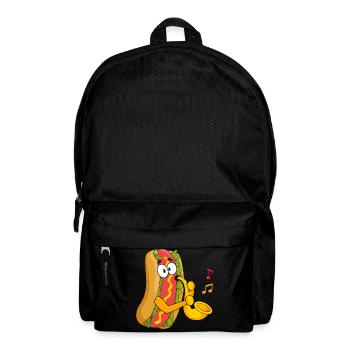 Saxophonist Saxophone Wurst Music Musician - Backpack - black - Front
