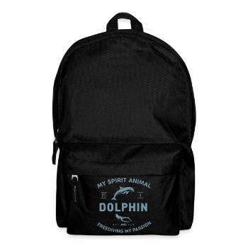 My Spirit Animal Is A Dolphin - Backpack - black - Front