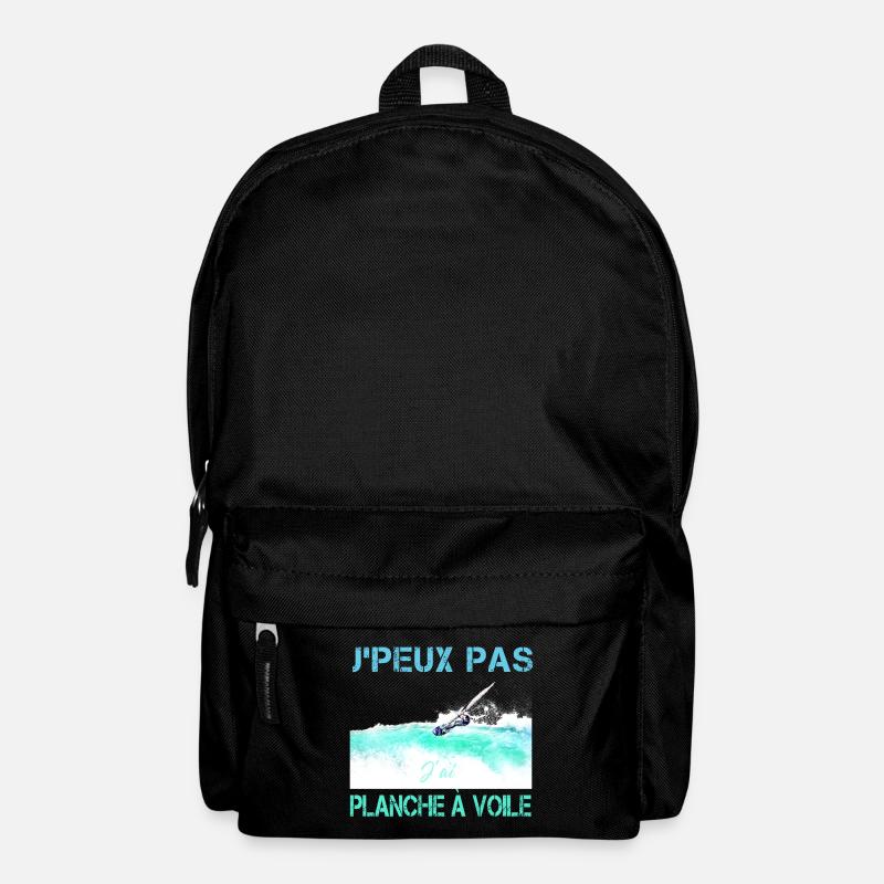 j'peux pas j'ai planche a voile - Sac à dos - noir