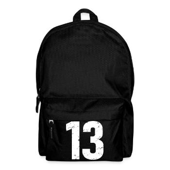 Cool Number 13 - 13 Years Old 13th Birthday Gift - Backpack - black - Front