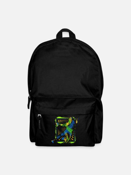 Retro Handball Spieler - Handballer - Ballsport - Rucksack - Schwarz