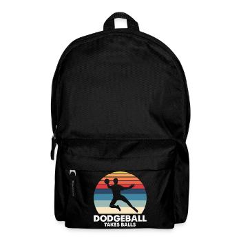 Dodgeball for Dodgeball Player and Gaga Ball - Backpack - black - Front
