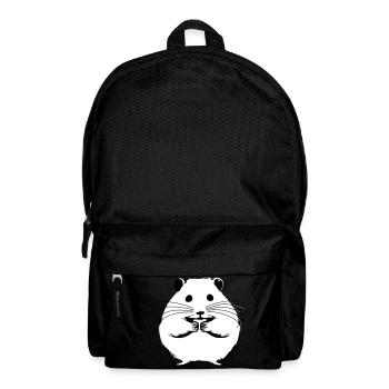Hamster mignon animal rongeur animaux animal vecteur 10 - Sac à dos - noir - Devant