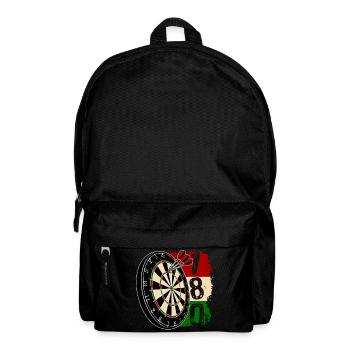 Darts Classics - 180 - Dartfan - Joueur de fléchettes - Sac à dos - noir - Devant