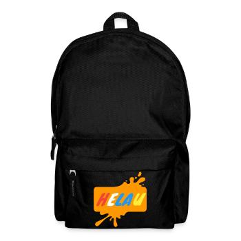 Helau Karnevalsdesign - Rucksack - Schwarz - Vorne