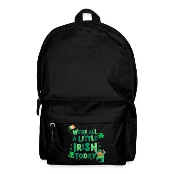 Happy St Patrick's Day. St. Patrick's Day! - Backpack - black - Front