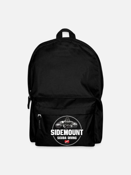 Sidemount Taucher Geschenk Tauchen - Rucksack - Schwarz