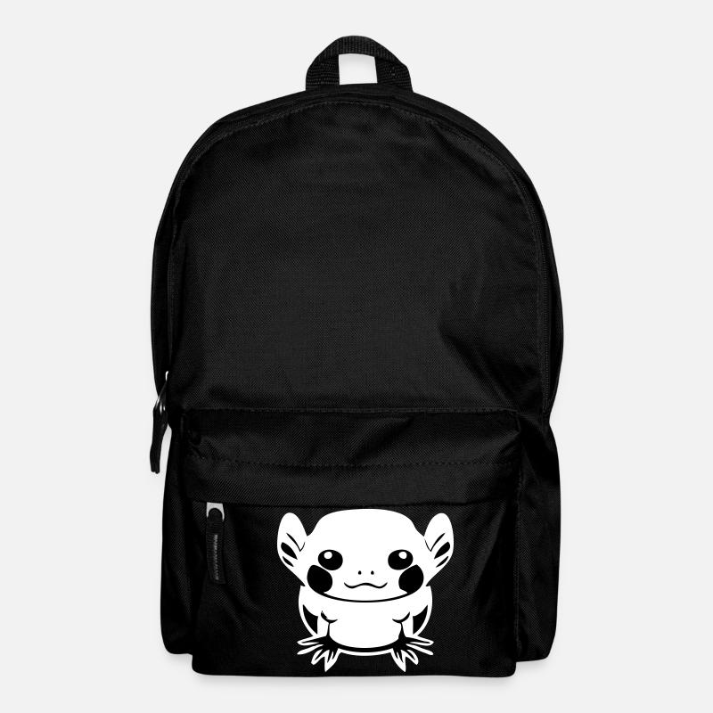 Cartoon Axolotl - Backpack - black