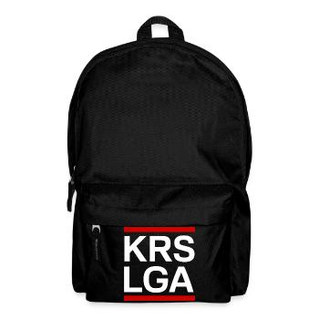 KREISLIGA weiß - Rucksack - Schwarz - Vorne