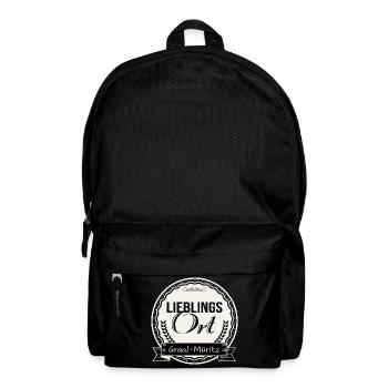Lieblingsort Graal Müritz - Rucksack - Schwarz - Vorne