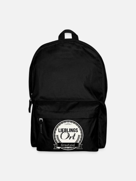 Lieblingsort Greetsiel - Rucksack - Schwarz