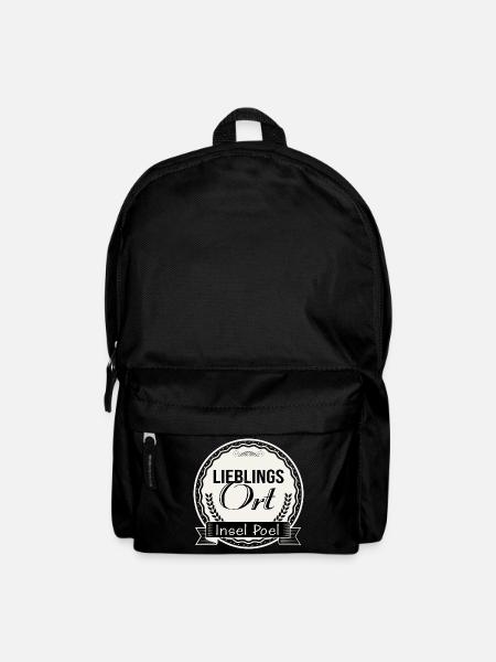 Lieblingsort Insel Poel - Rucksack - Schwarz