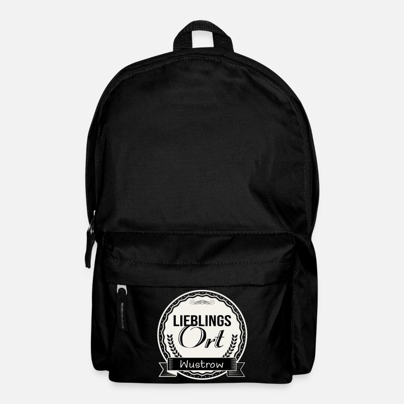 Lieblingsort Wustrow - Rucksack - Schwarz