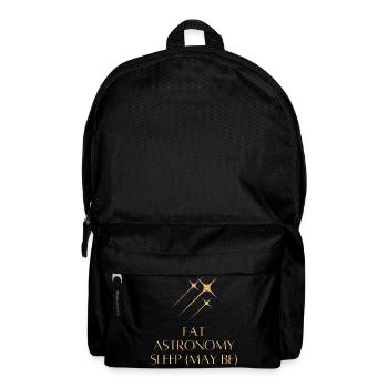 Eat Astronomy Sleep… Maybe - Sac à dos - noir - Devant