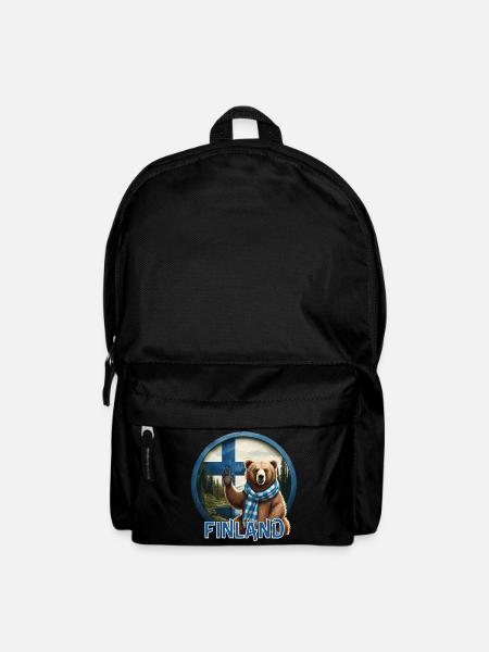 Finland - Finnland - Suomi - Rucksack - Schwarz