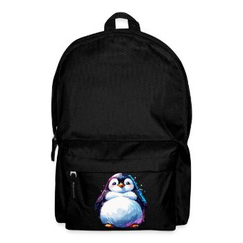 Gros Pingouins Pingouin Famille Mignon - Sac à dos - noir - Devant
